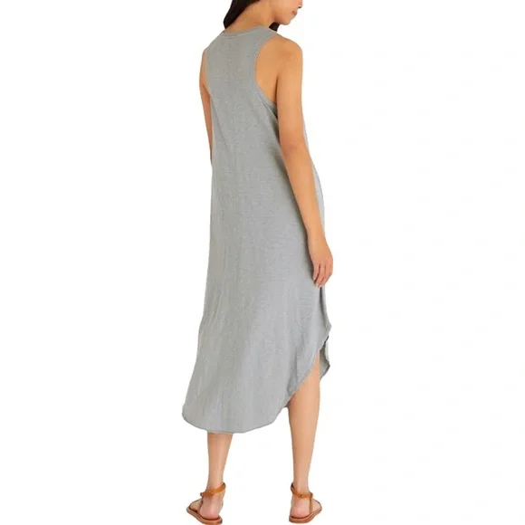 knee length dresses for ladies Reverie Slub Midi Dress – Heist Boutique